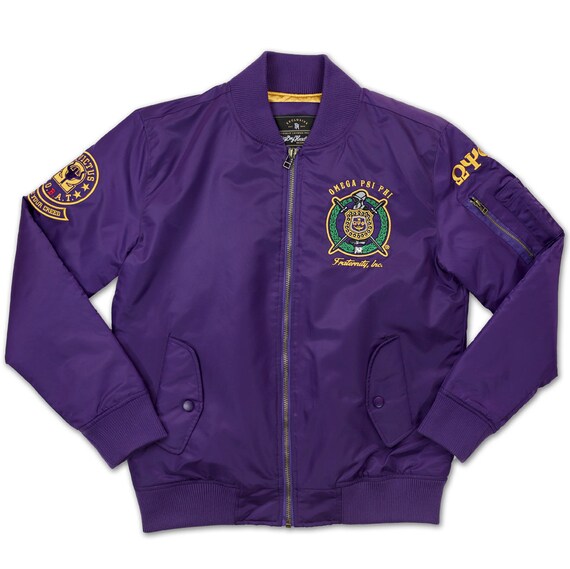 Omega Psi Phi Bomber Jacket | Etsy