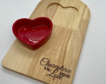 Charcuterie Serving Board | Charcuterie is my Love Language Serving Board