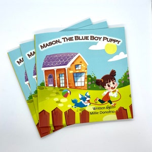 Mason, der blaue Junge Welpe | Unterhaltsames und niedliches Kinderbuch.