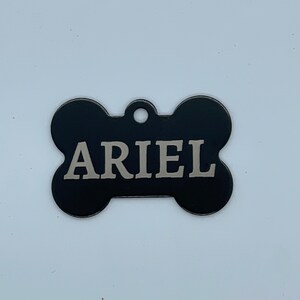 Dog/Cat Tags laser engraved with pets name and owner phone number on the back. image 5