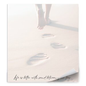 Life Is Better With Sand Between Your Toes Notepad