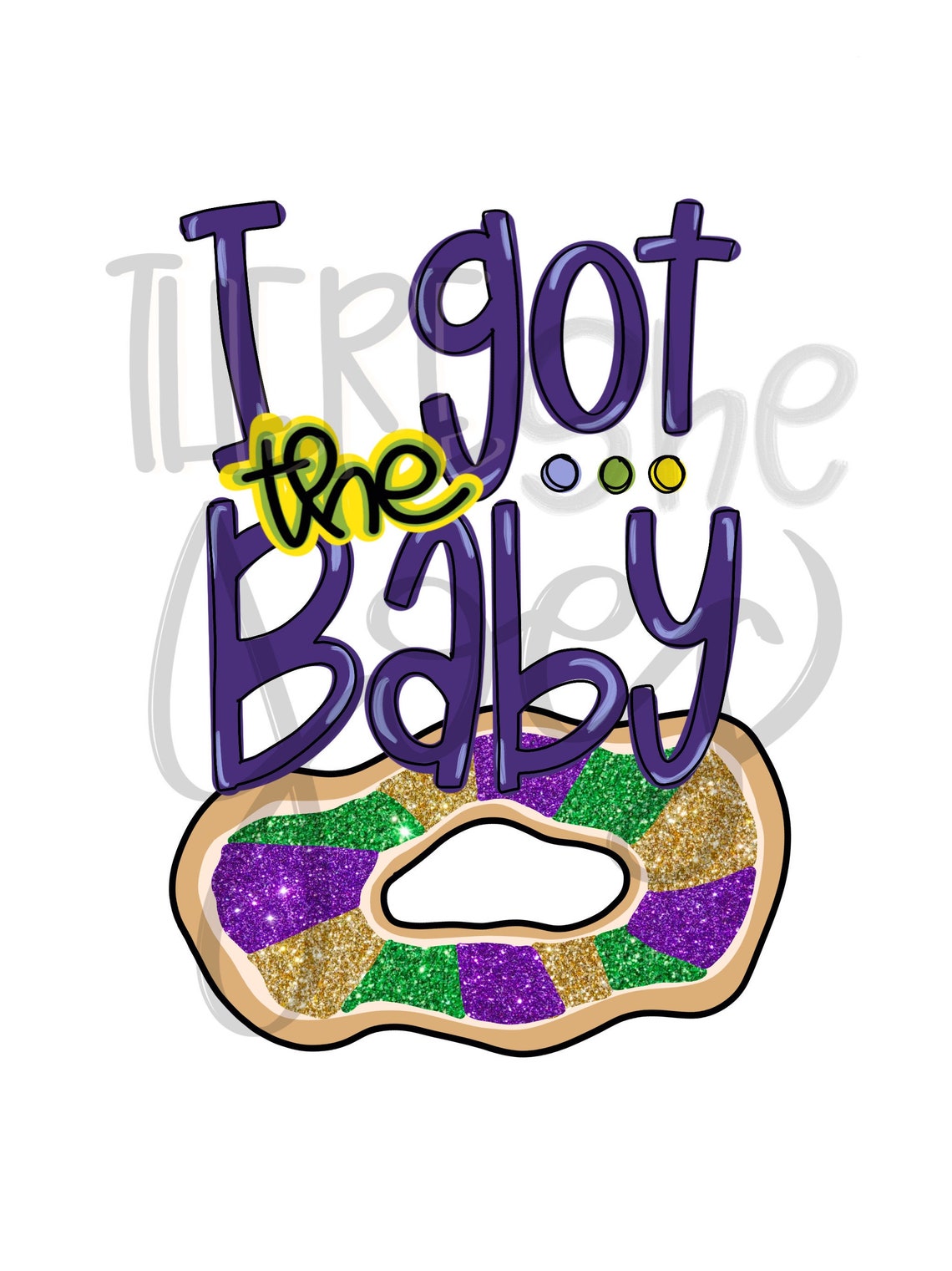 mardi gras maternity outfit
