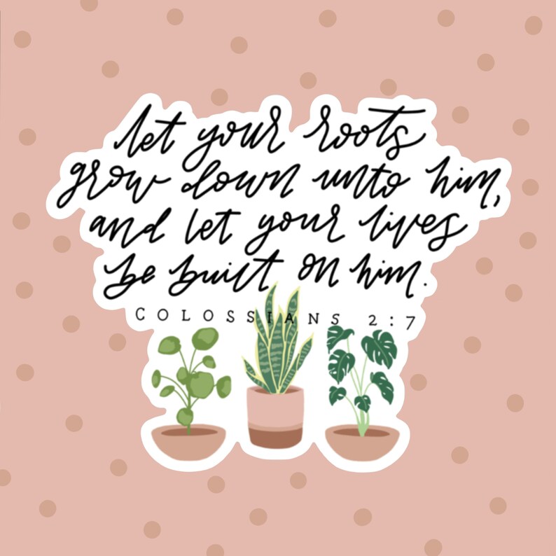 Inspirational Decal Faith Decal Bible Verse Decal Etsy