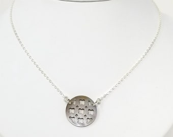 Silver Chain and Mother of Pearl Necklace