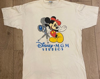 Vintage Disney - MGM Studios shirt - LARGE - Mickey Mouse - late 80’s - early 90’s - rare - collectible