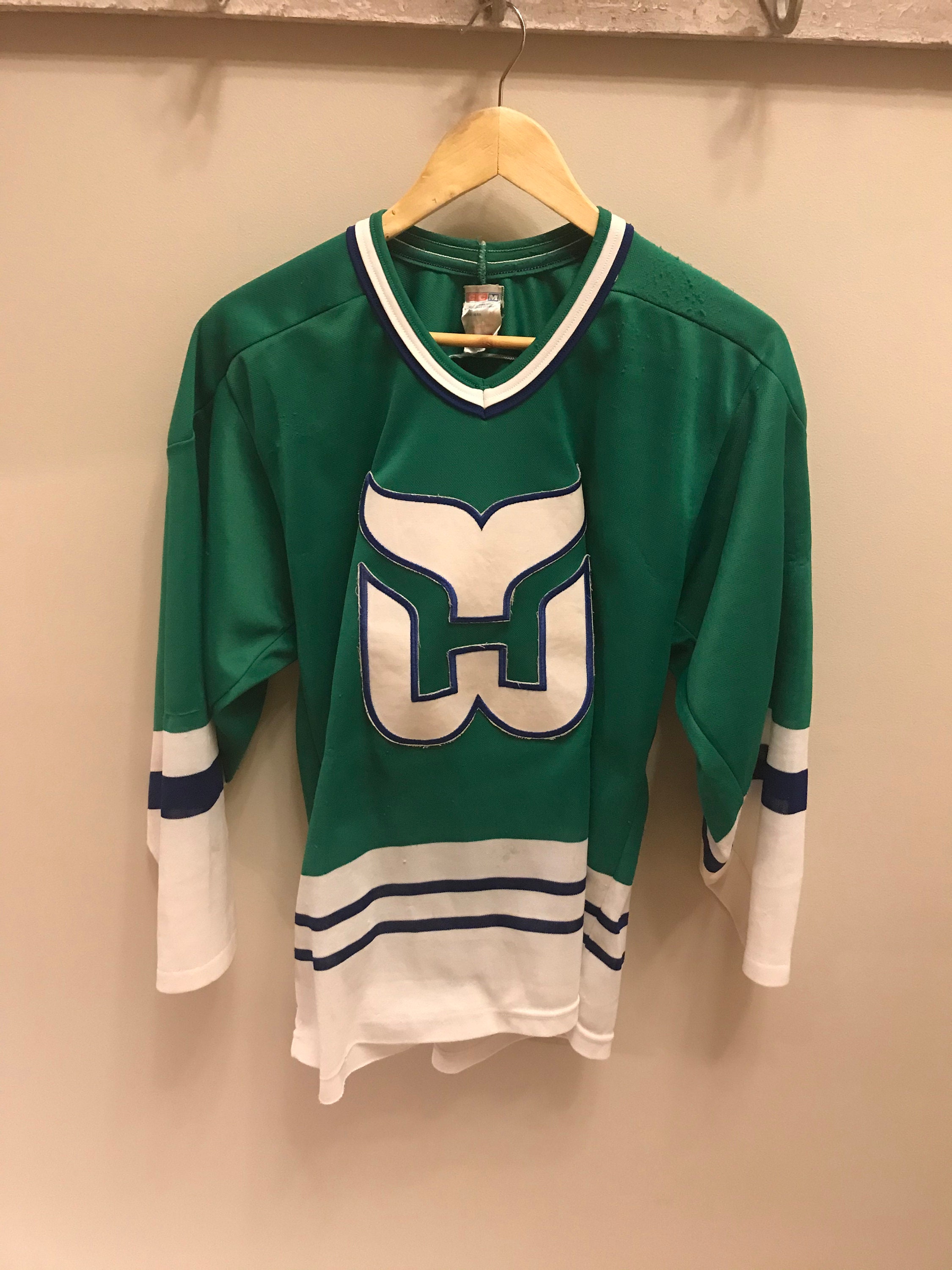 Vintage Hartford Whalers Hockey Jersey Mens SMALL CCM by 