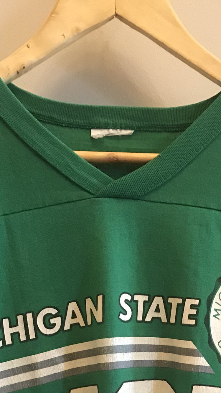 Vintage Michigan State University Spartans Shirt Tagless | Etsy