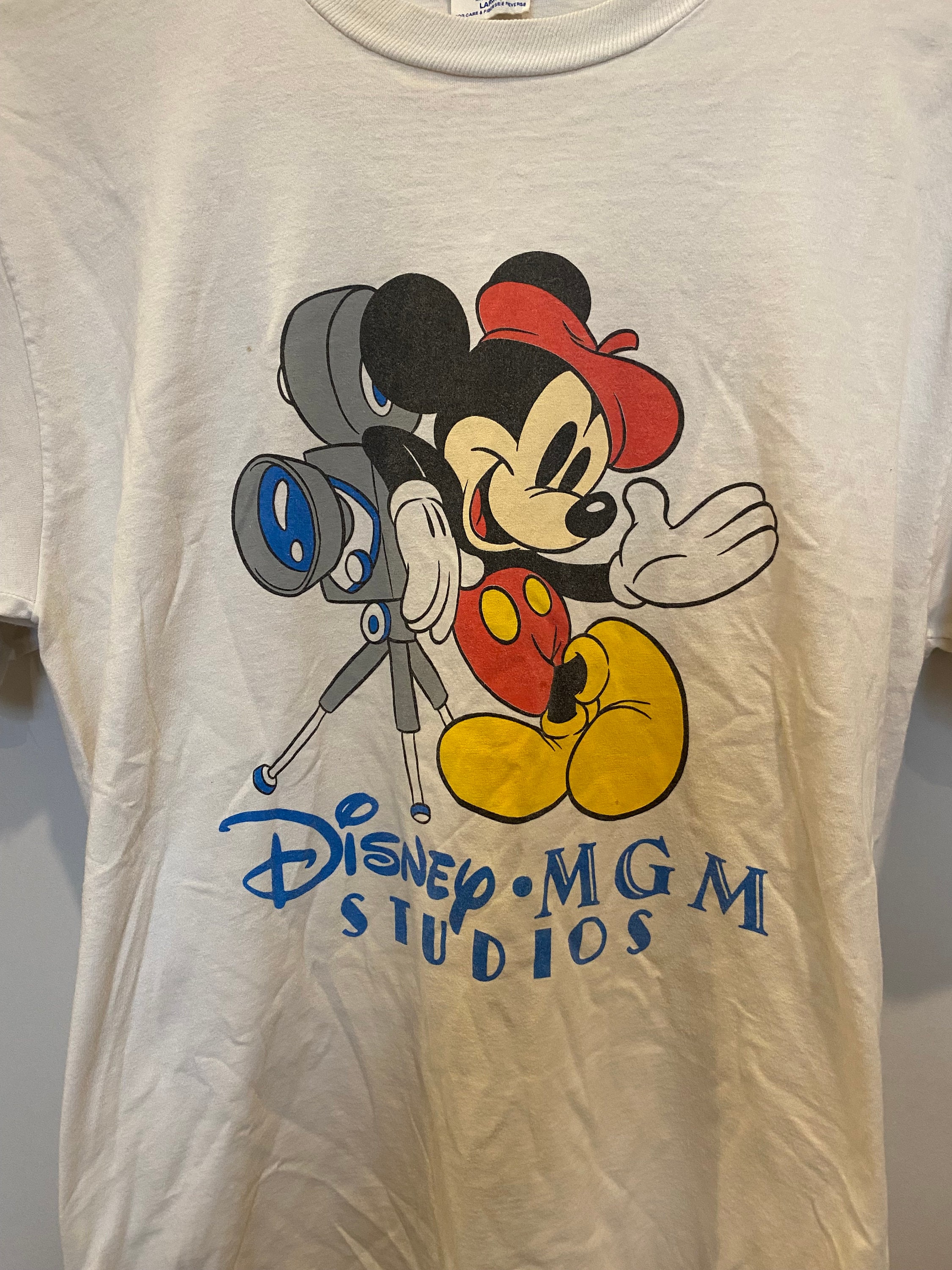 80s~90s ディズニーMGM STUDIOS Tシャツ 鬼フェード XL Vintage Disney - MGM Studios Shirt - LARGE - Mickey Mouse