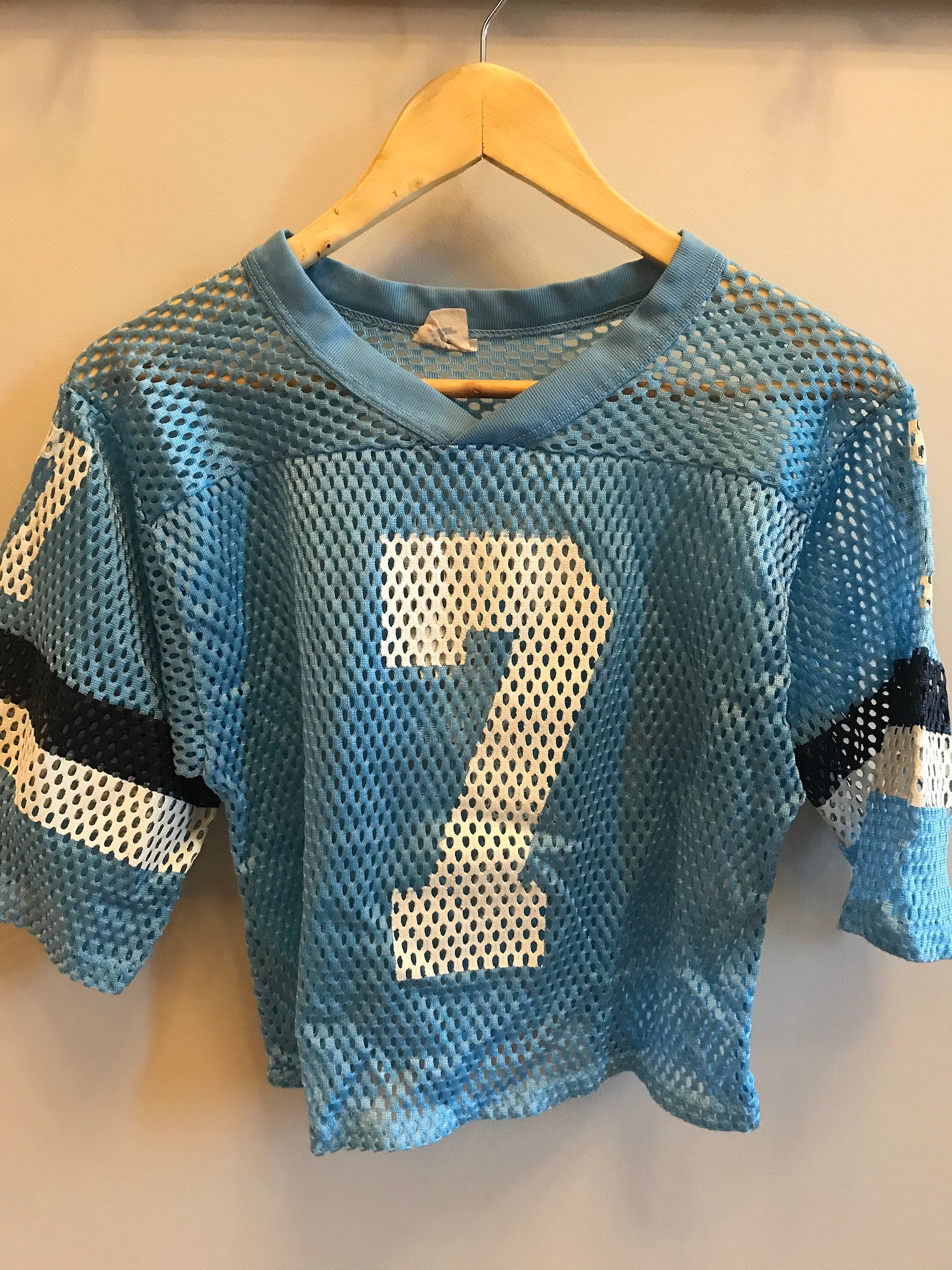 mens crop top football jersey