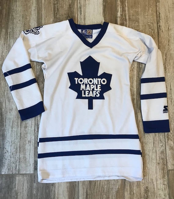 NHL Official Hockey Toronto Maple Leafs Jersey LS Shirt Girls