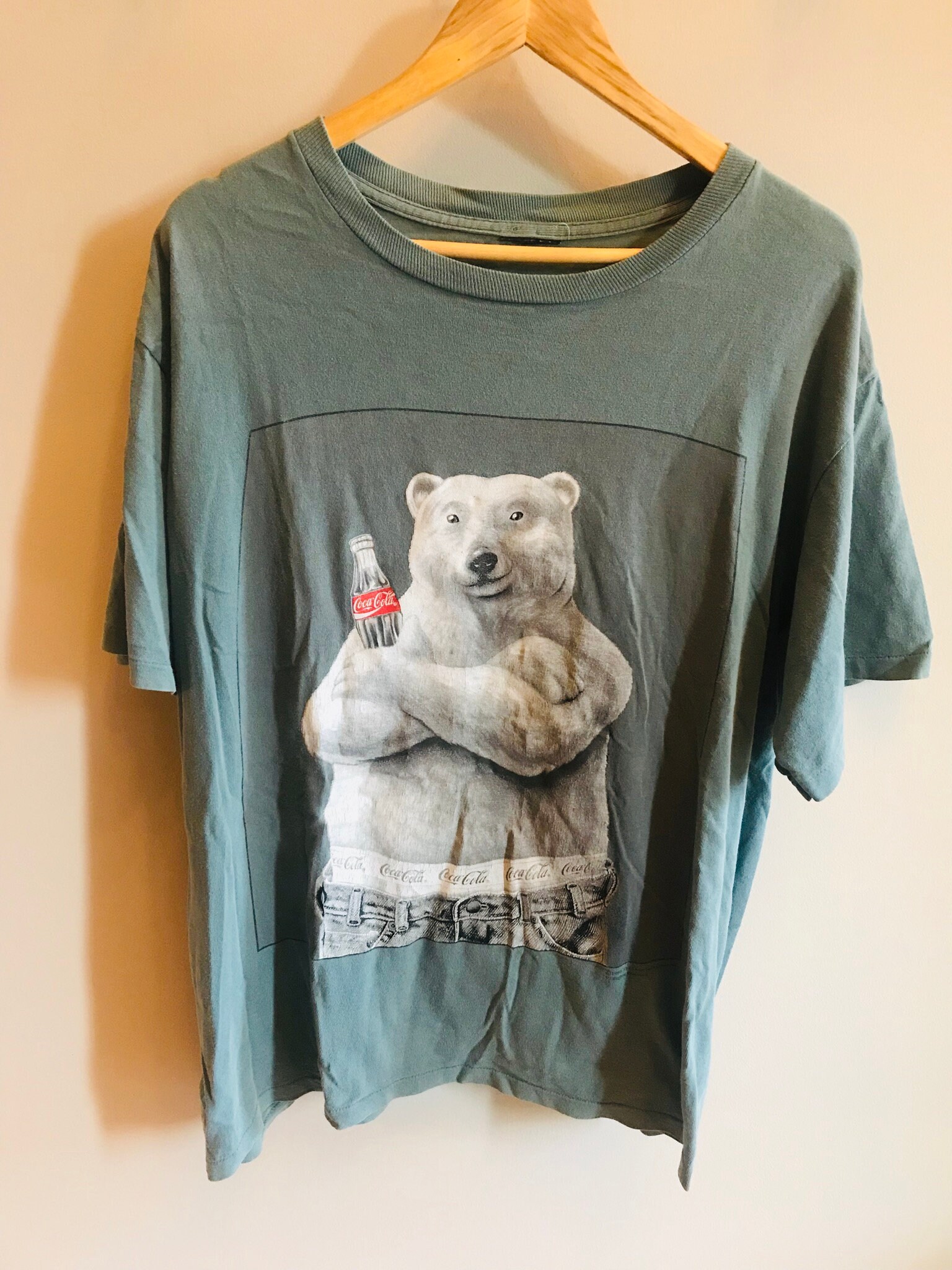 Vintage Coca Cola Polar Bear shirt tagless XL 1995 | Etsy