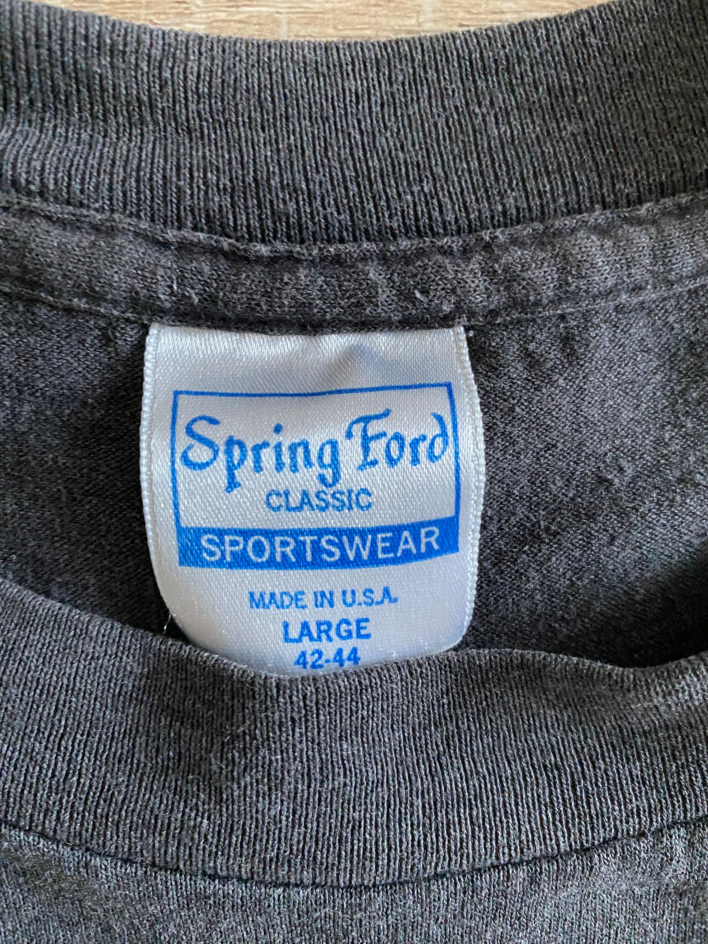 Vintage Tesla Band Shirt - Tour '87-'88 - LARGE - Spring Ford Tag