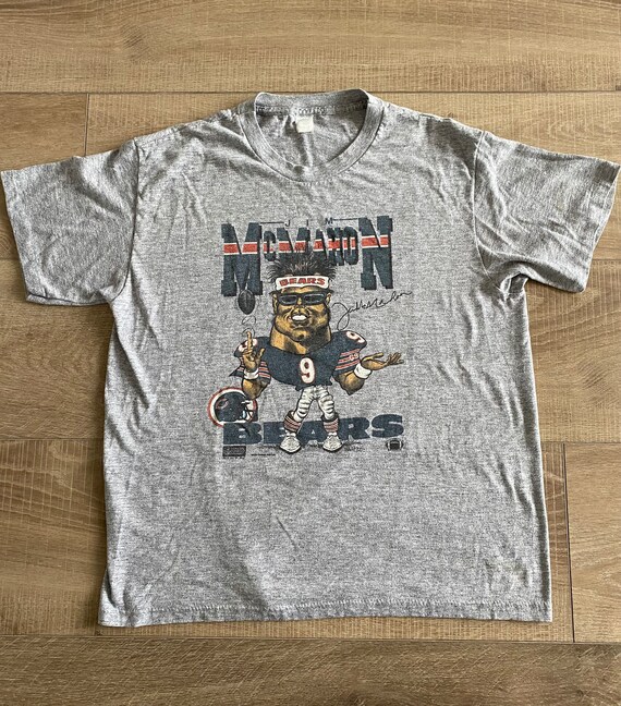 Vintage Jim McMahon caricature shirt - LARGE - Chicago Bears - 1987 - Salem Screen Printers - NFL