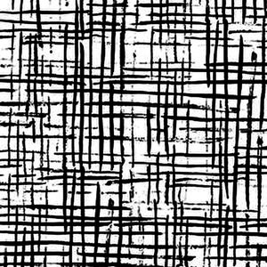 Large Black & White Sketch Fabric, Riley Blake Waterhole C11845, Hatch, Weave, Black Crosshatch Quilt Fabric, 100% Cotton