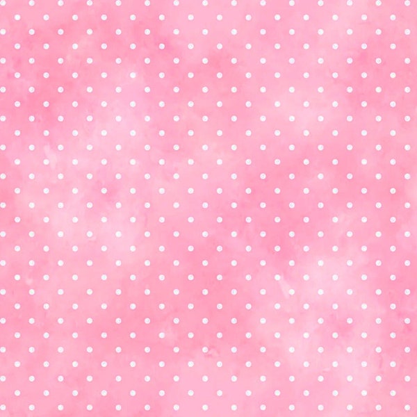 Shaded Small Pink Dots Fabric, P & B Textiles Sorbet 4984-LF, Pink Blender Quilt Fabric by the Yard, 1/8 Inch Gingham, 100% Cotton