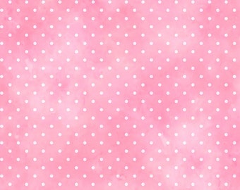 Shaded Small Pink Dots Fabric, P & B Textiles Sorbet 4984-LF, Pink Blender Quilt Fabric by the Yard, 1/8 Inch Gingham, 100% Cotton