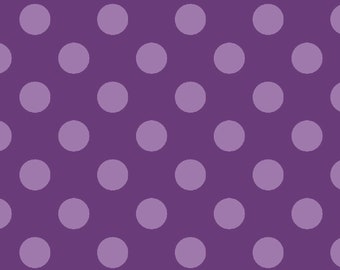 Lavender Dot Fabric by the 1//2 Yard Lavender Polka Dot Fabric Swiss Dot