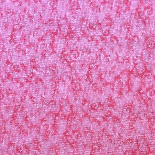 Silver Metallic Pink Swirl Fabric, Crystal Fusion, Karen Combs for Avlyn, Girls Pink Dress Fabric, 100% Cotton Quilt Fabric