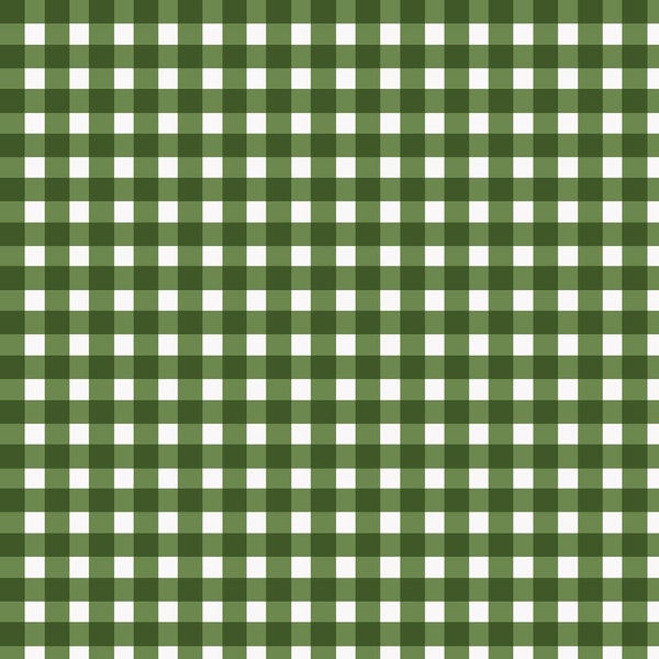 1/8" Green Check Fabric, Maywood Studios Beautiful Basics 610-GG2 Pine, Green Gingham Quilt Fabric by the Yard, 100% Cotton