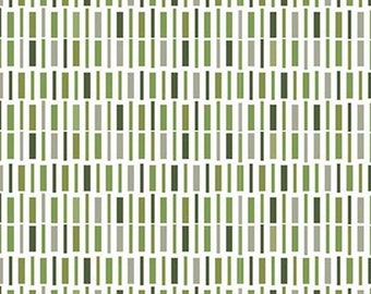 Gray & Green Tiles Fabric, Riley Blake Holly Holiday C10885, Green Blender Quilt Fabric by the Yard, 100% Cotton