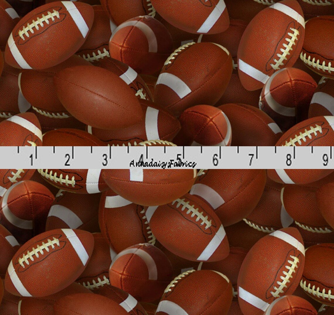 Football Fabric Sports Quilt Fabric Elizabeth's Studio Etsy