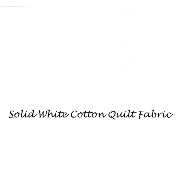 Solid White Fabric, Maywood Studio Simply Solids 630-OW Optic White, Solid Quilt Fabric by the Yard 100% Cotton Fabric