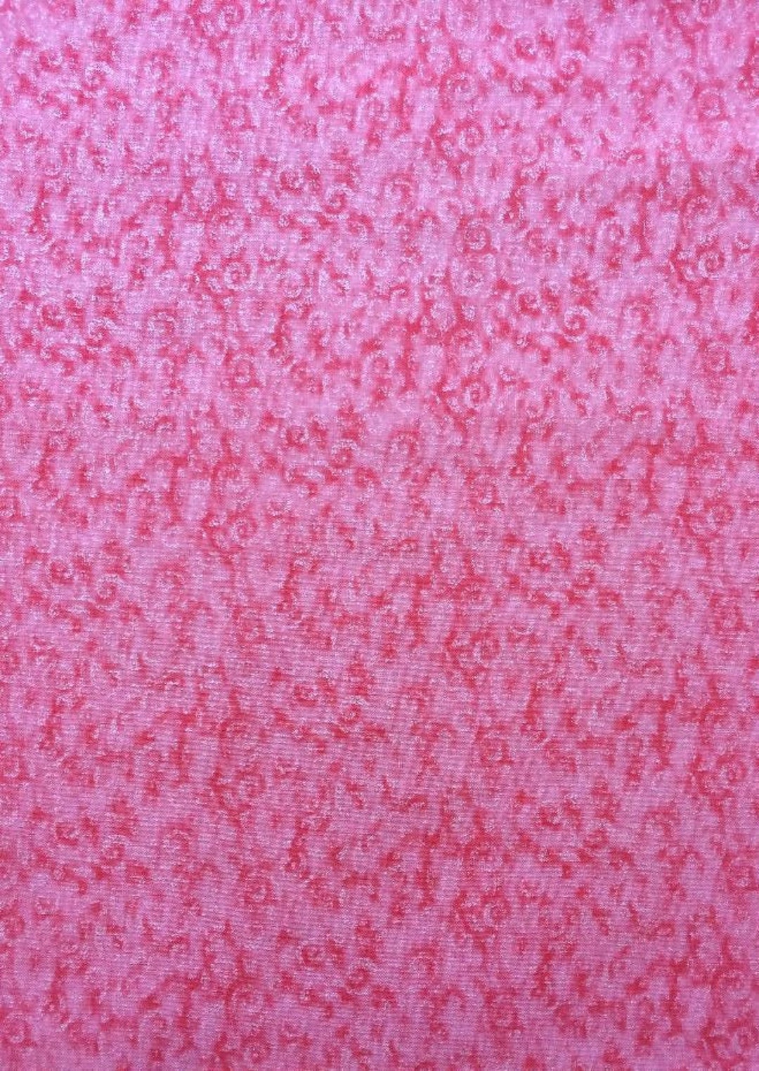 Silver Metallic Pink Swirl Fabric, Crystal Fusion, Karen Combs for