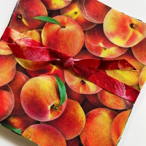 Realistic Fruit & Vegetable Fabric Charm Squares, Pack of 31 or 42 Different 5 Squares, Cooking, Kitchen, Food Quilt Fabric Bundle, Cotton image 5