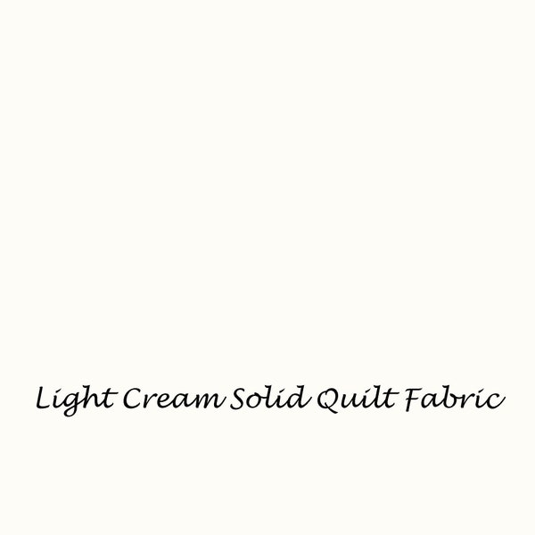 Solid Light Cream Fabric, Maywood Studio Simply Solids 630-EW Vintage White, Light Cream Solid Quilt Fabric by the Yard 100% Cotton Fabric