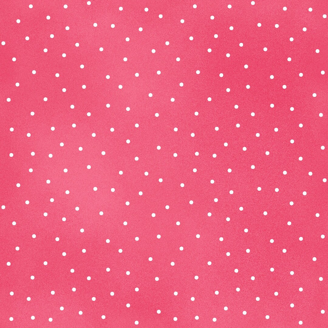 Pink Dot Fabric, Maywood Studios Beautiful Basics 8119P2 Rosy, Pink