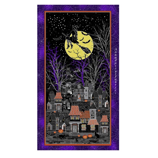 Halloween Fabric Panels Etsy