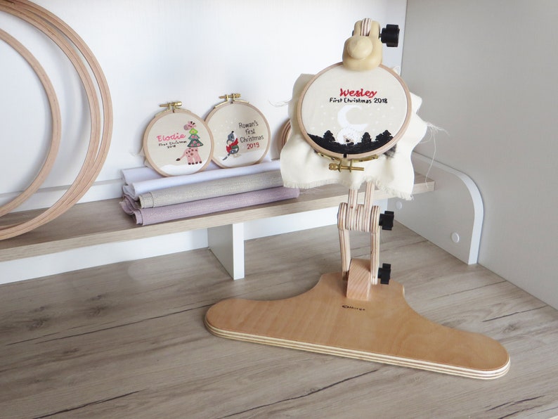 Nurge adjustable jessecmault table stand cross stitch stand  etsy