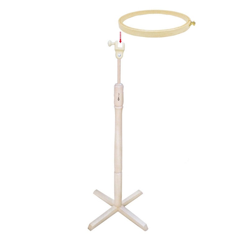 Nurge Embroidery Floor Stand Embroidery Hoop Holder Seat Etsy UK