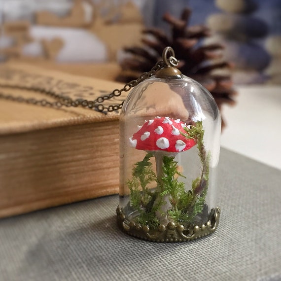 Fly Amanita Necklace