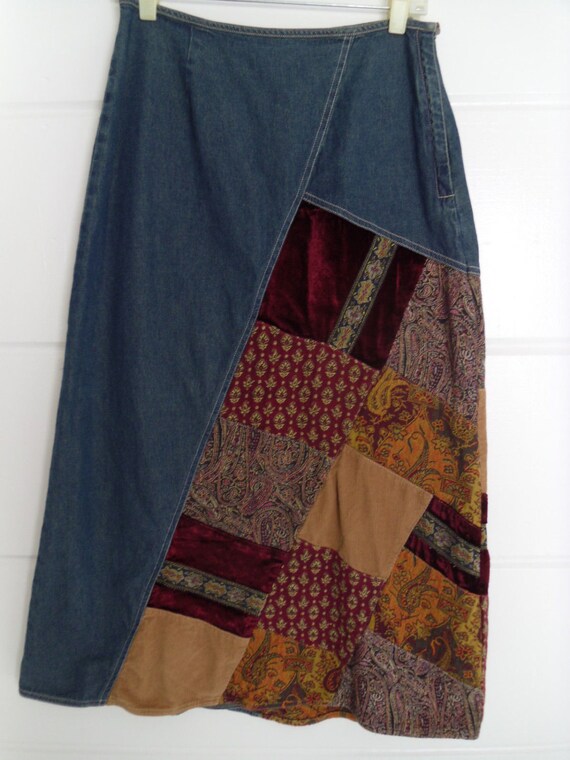 j jill denim skirt