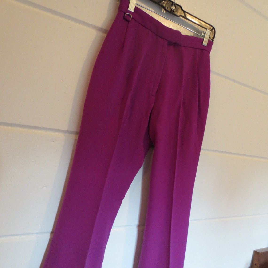 50's Magenta Color VOGUE Ski Pants With Stirrups Retro Ski - Etsy