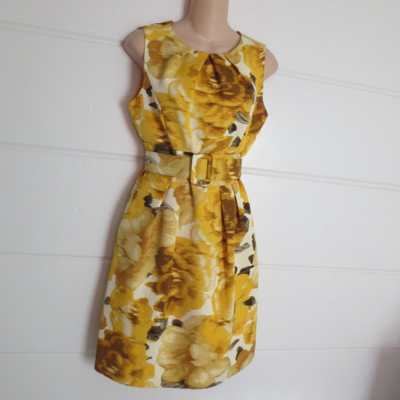 Eliza j cheap yellow floral dress