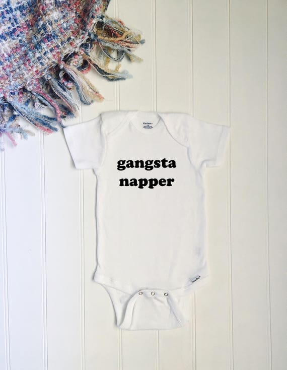 gangsta napper onesie