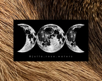 Witchy Triple Moon Sticker