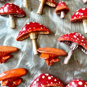 Handmade mushroom magnet