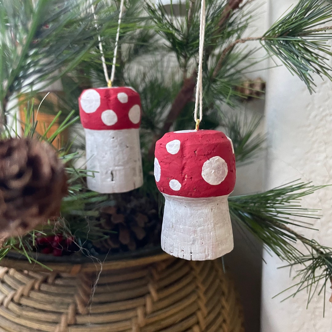 Toadstool Christmas Ornament - Etsy