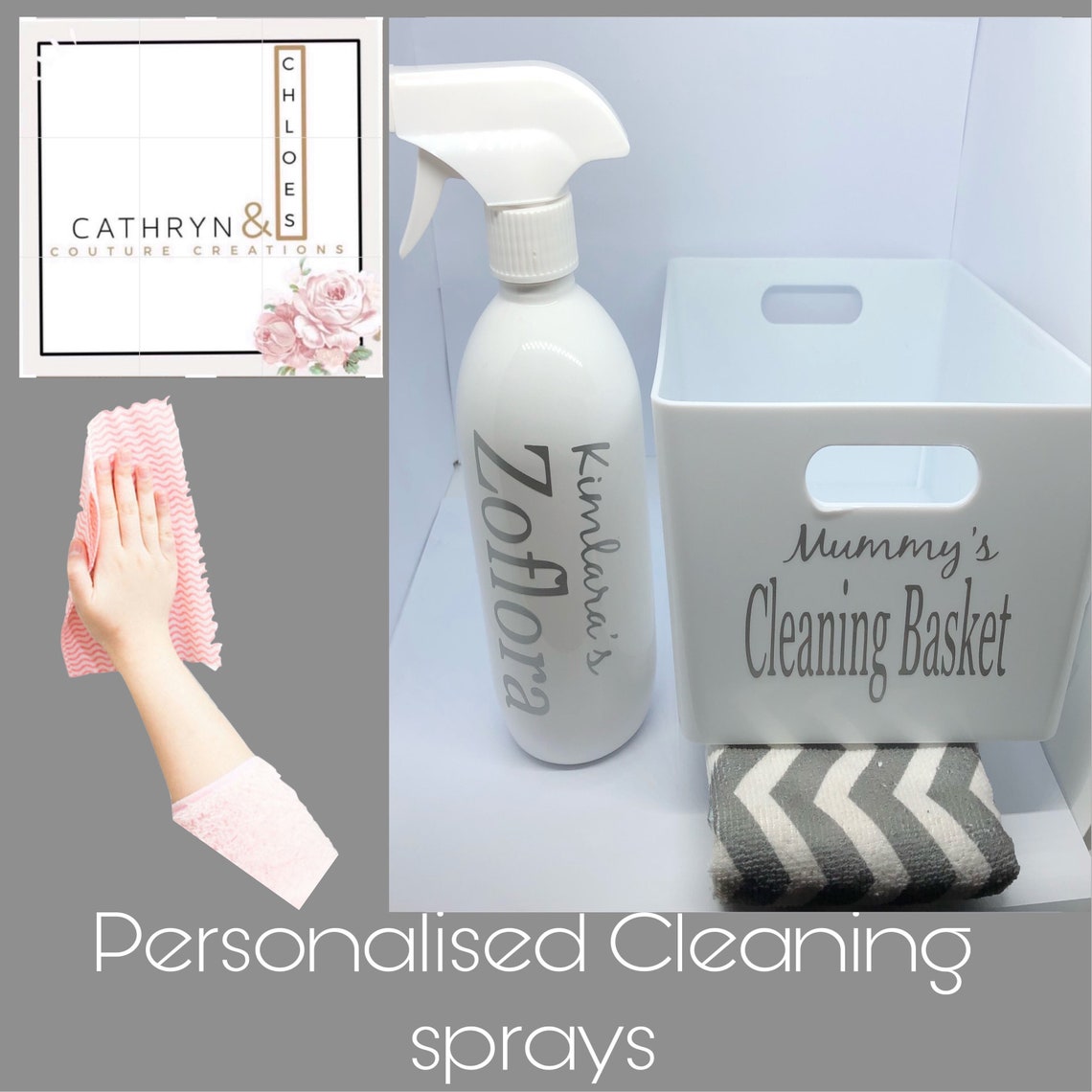 Customised spray bottles Etsy