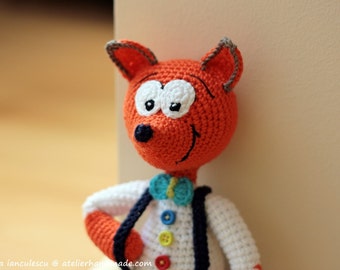 Crochet Fox Pattern Amigurumi: Vasilik, Amigurmi