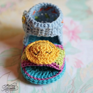 Crochet Pattern - Summer Baby Sandals Pattern - PDF FILE!
