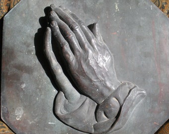 Original Albrecht Dürer Copper-Bronze Praying Hands Betende Hände Plaque !!!!