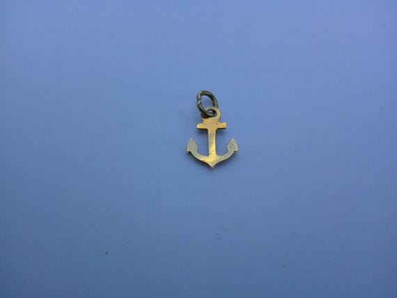 TINY ANCHOR Rare Authentic Edwardian 1910 Tiny 14… - image 3
