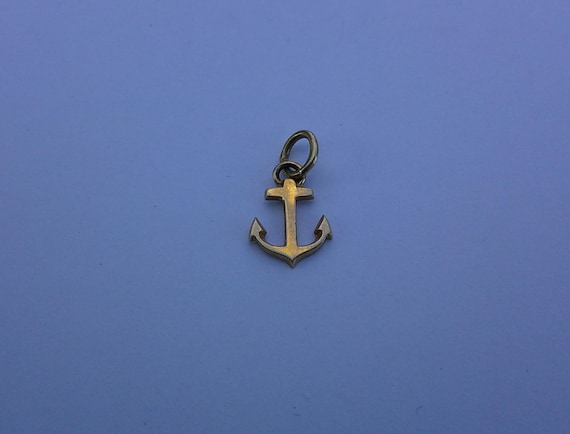 TINY ANCHOR Rare Authentic Edwardian 1910 Tiny 14… - image 2