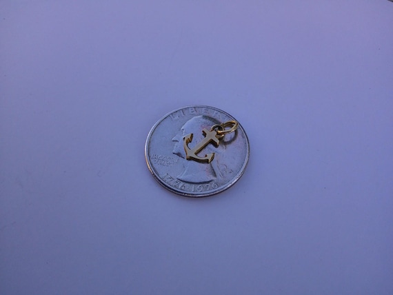 TINY ANCHOR Rare Authentic Edwardian 1910 Tiny 14… - image 11