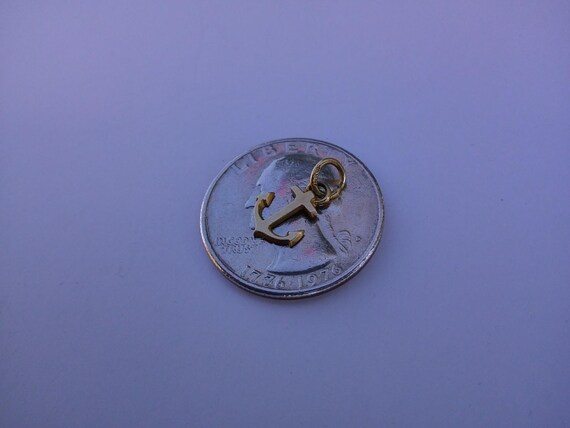 TINY ANCHOR Rare Authentic Edwardian 1910 Tiny 14… - image 14