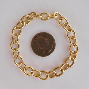 Extremely Rare Authentic Original Edwardian Art Deco Circa 1910 Cartier 14K Solid Gold Oval Charm Bracelet image 10